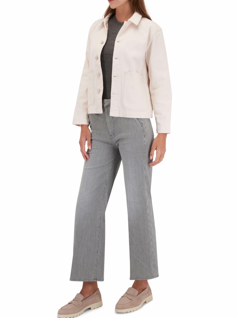 Mother The Roller Prep Ankle Stripe Pants 27